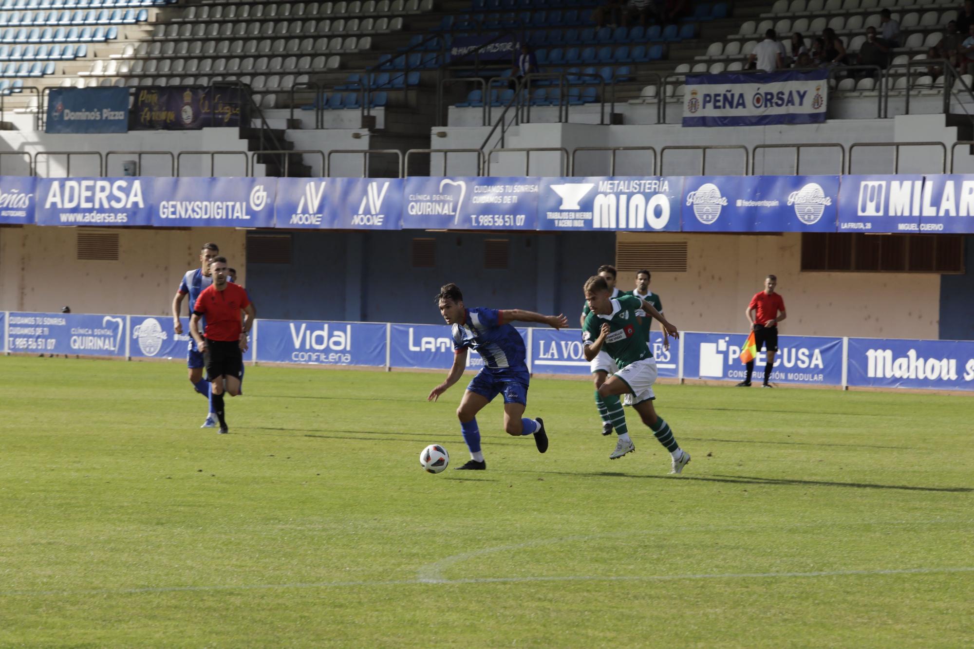 Las imágenes de la primera jornada de los asturianos en Segunda RFEF