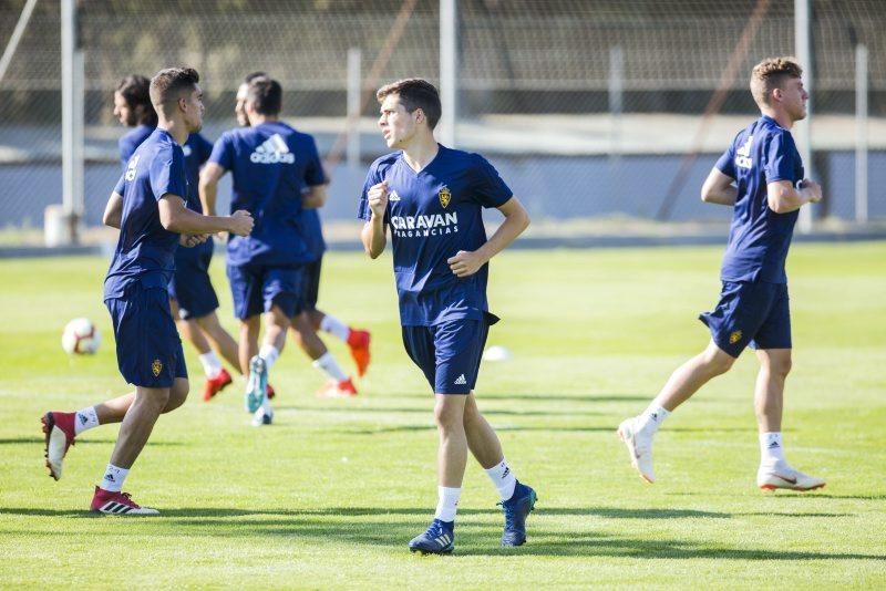 Primer entrenamiento del Real Zaragoza