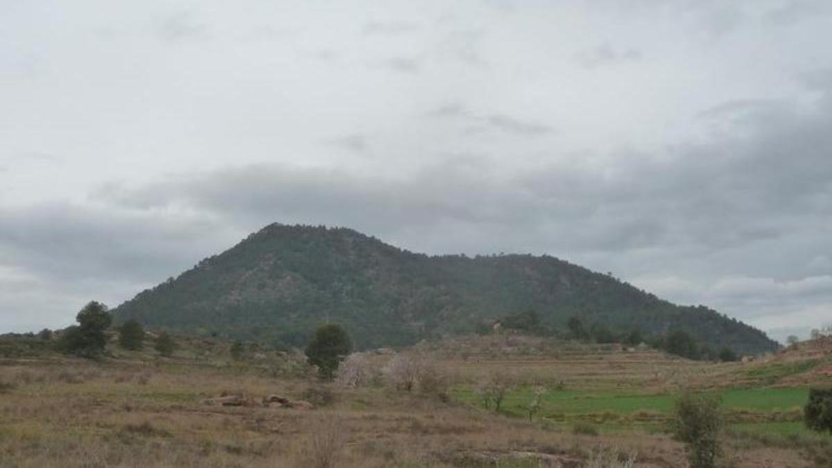 El perfil de la muntanya de Collbaix