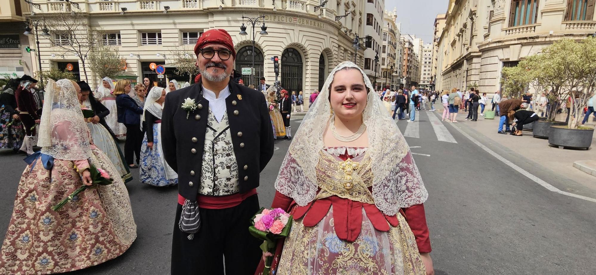 Las Fallas en la Ofrenda de San Vicente Ferrer 2024