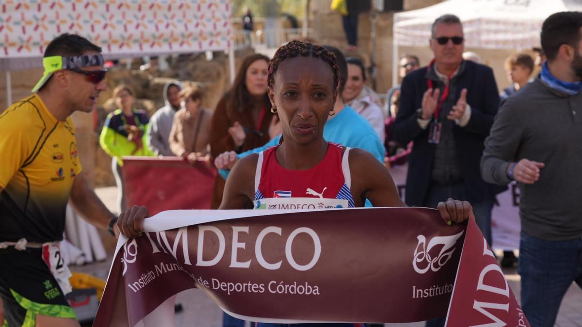 Yumileydis Mestre, la ganadora de la Media Maratón.