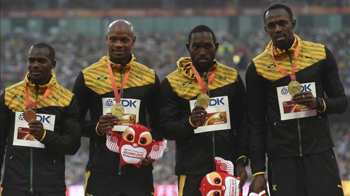 Esta medalla podría desaparecer del palmarés de los cuatro atletas jamaicanos tras el positivo de Carter