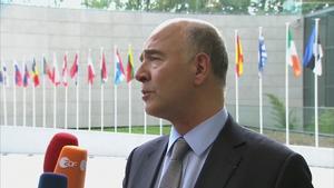Moscovici demana Constitució sense violència i diàleg, per solucionar la situació a Catalunya