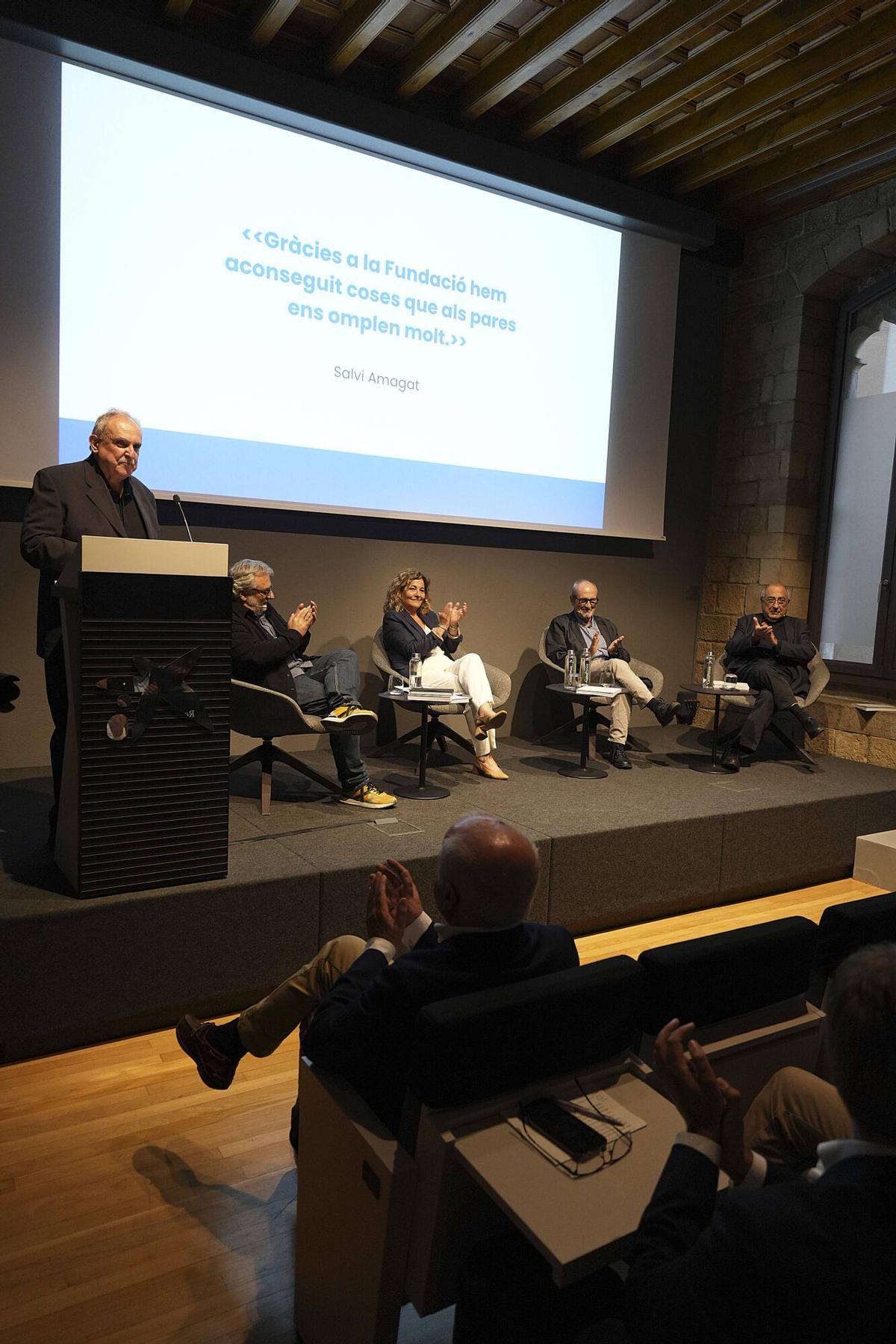 Les imatges de la presentació del llibre de la Fundació Ramon Noguera