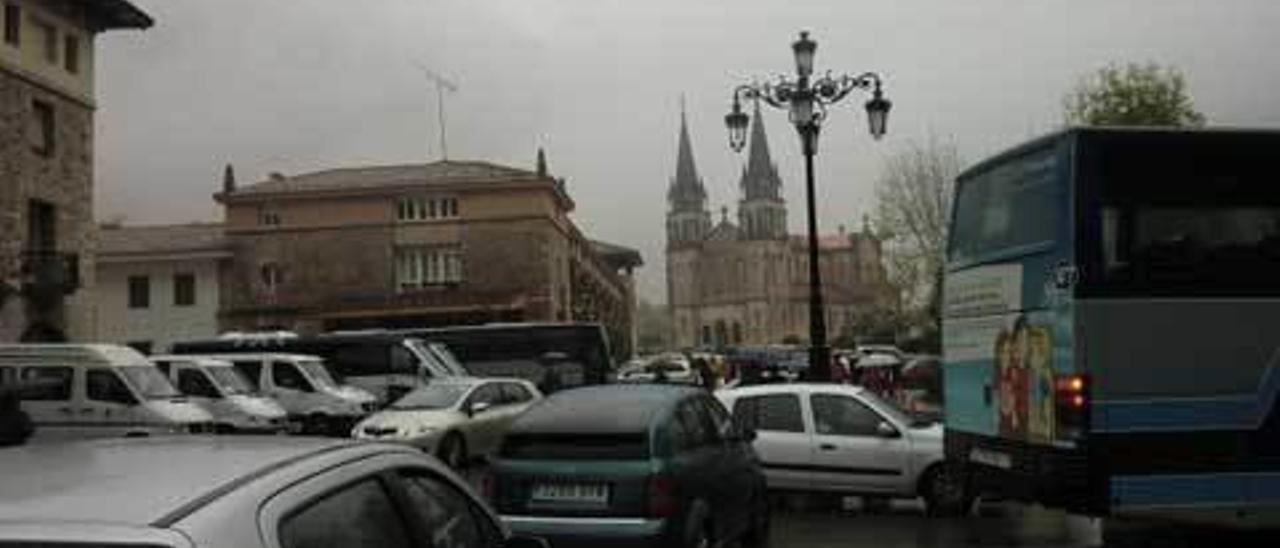 La explanada de Covadonga, en una imagen de archivo.