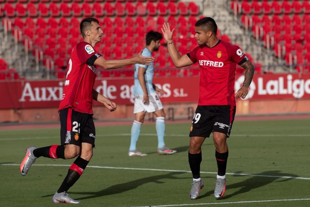 Las imágenes del Mallorca - Celta