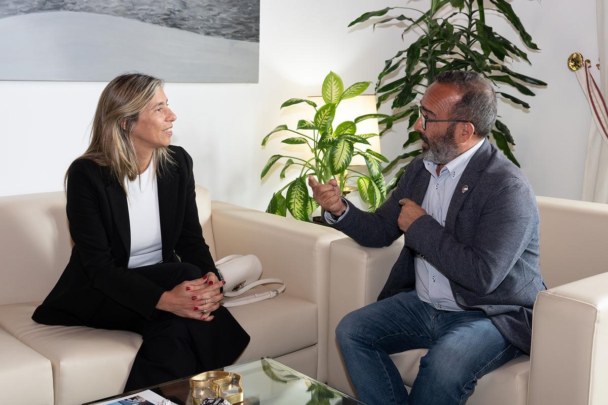 Miguel Ángel Morales con Ana Claudia Caram.