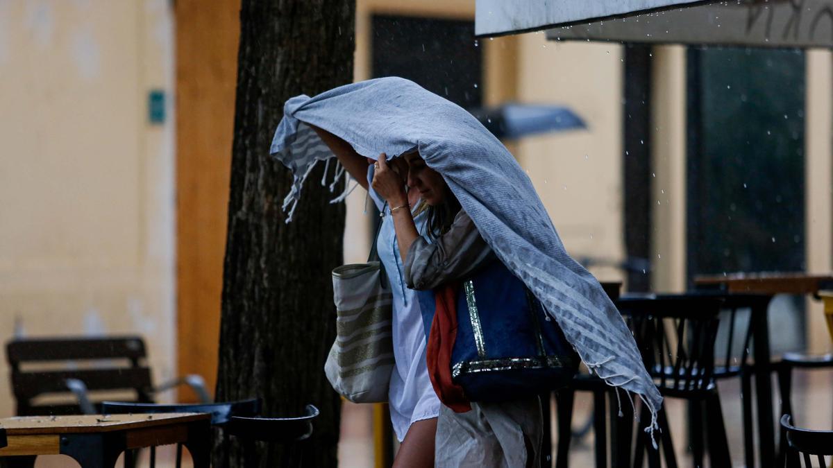 Lluvias en Ibiza y Formentera