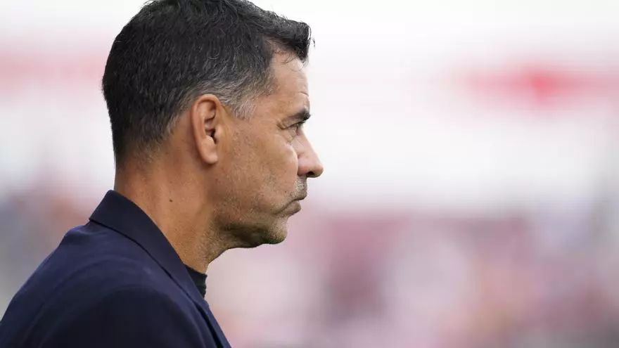 Míchel: "Pienso cómo puedo ayudar a los jugadores a salir de esta situación"