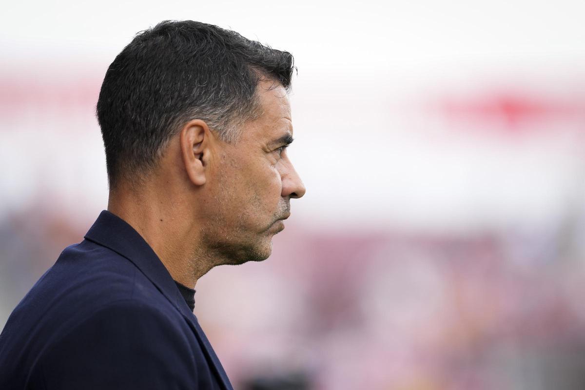 Míchel, abatido tras dejar escapar los tres puntos en el minuto 90+7