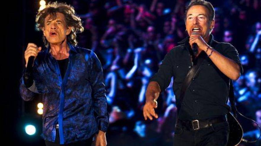 Bruce Springsteen se suma por sorpresa al concierto de los Rolling Stone en Lisboa