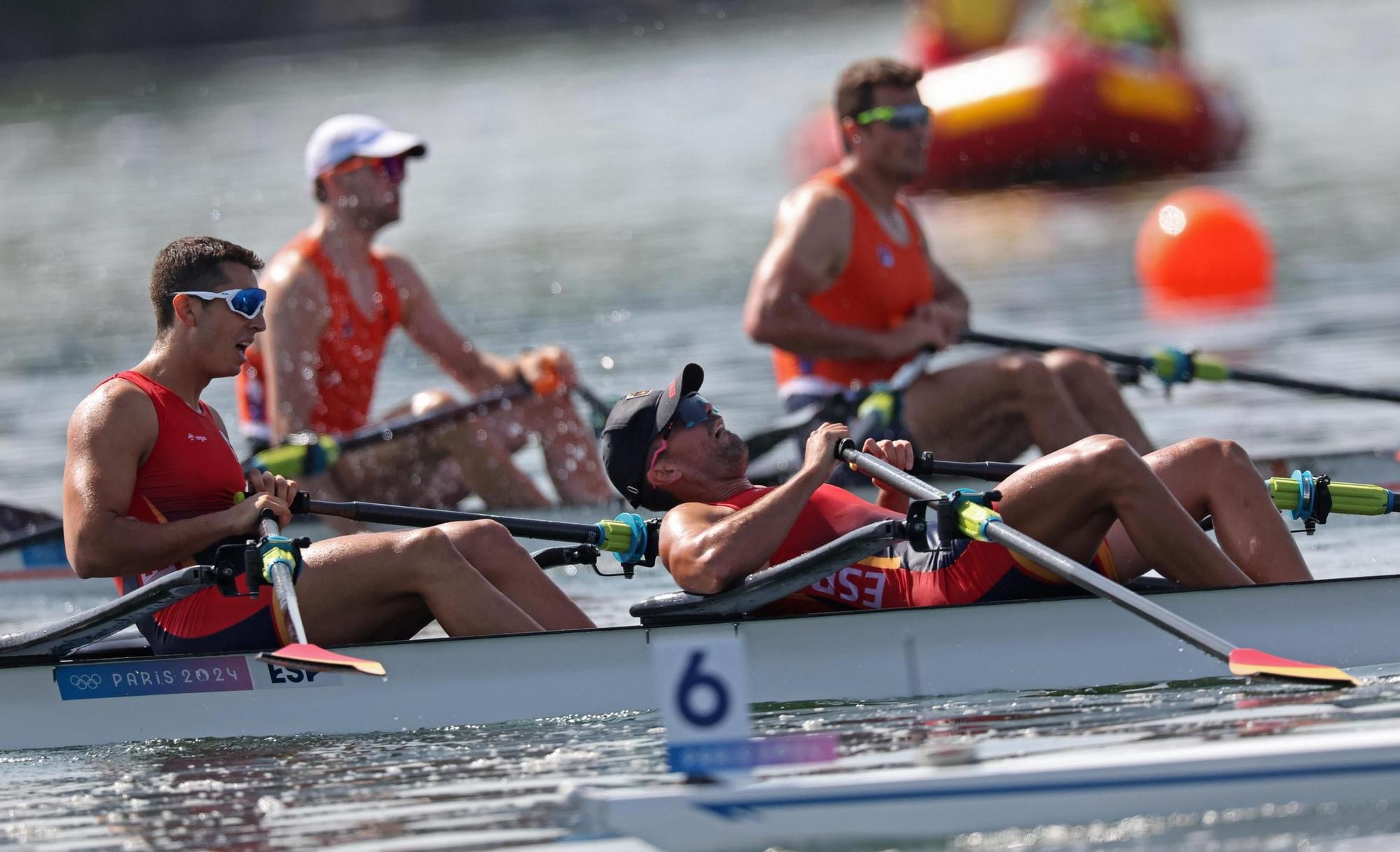 La semifinal olímpica de doble scull con Rodrigo Conde y Aleix García