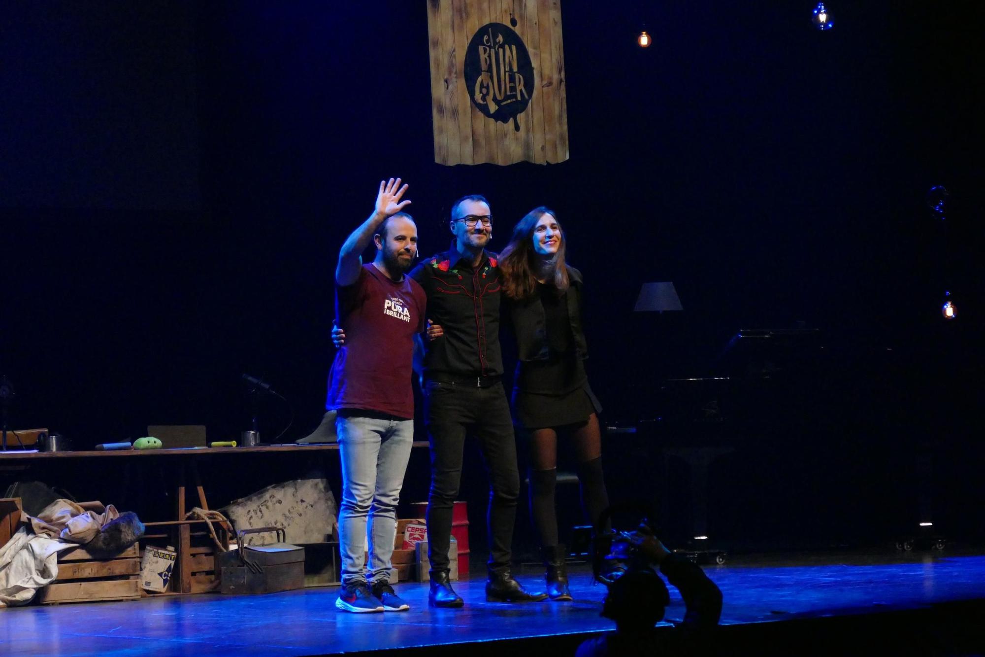 Les rialles entren al Búnquer del Teatre El Jardí de Figueres