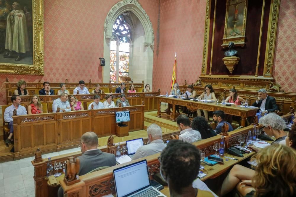 Pleno del Consell de Mallorca del 31 de julio