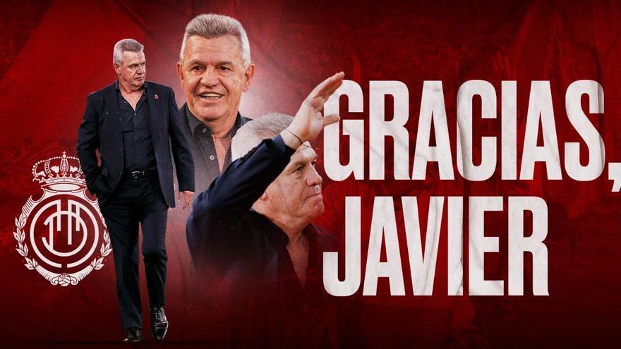El Mallorca oficializa la marcha de Javier Aguirre