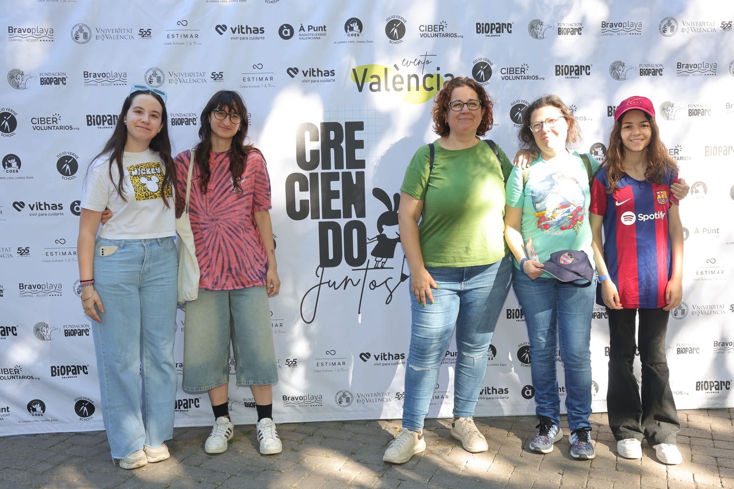 'Creciendo Juntos' en Bioparc València: photocall de todos los asistentes