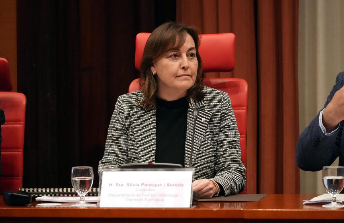 La consellera de Territori, Habitatge i Transició Ecològica, Sílvia Paneque, comparece este lunes en el Parlament para presentar los presupuestos de su departamento para el 2026.