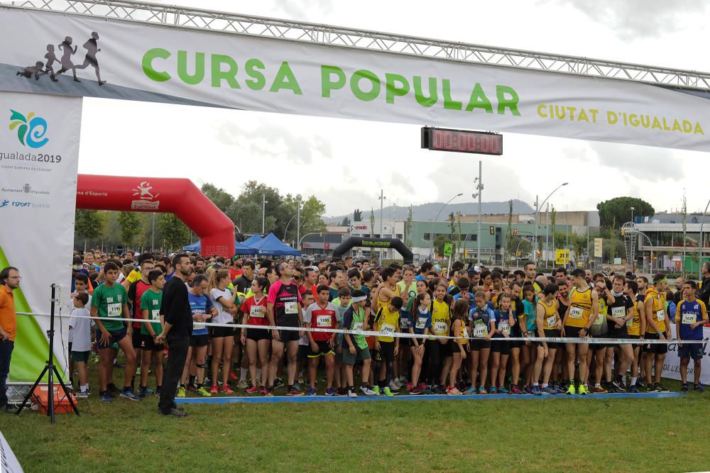 Més de dos mil participants a la 41a Cursa Popular d'Igualada