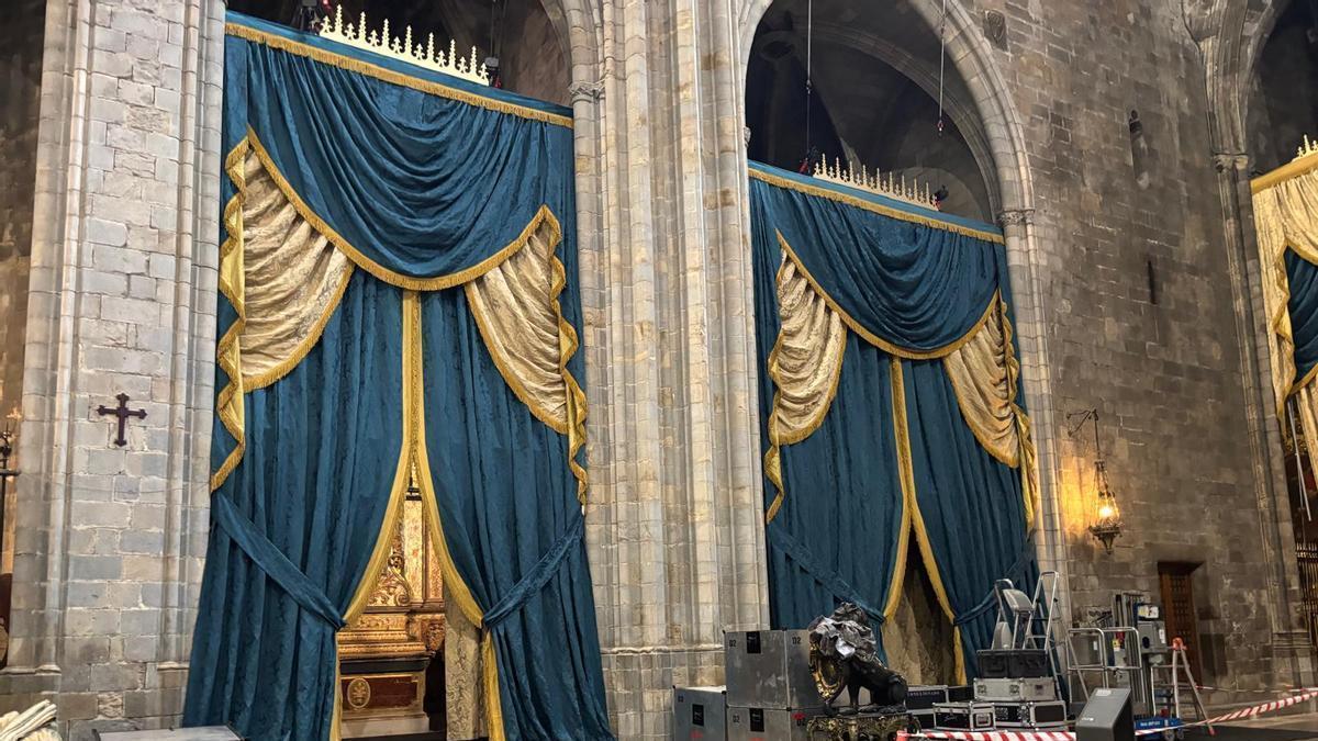 VÍDEO | Girona ultima la seva transformació en el regne de Corona per al rodatge d'"Enredados"