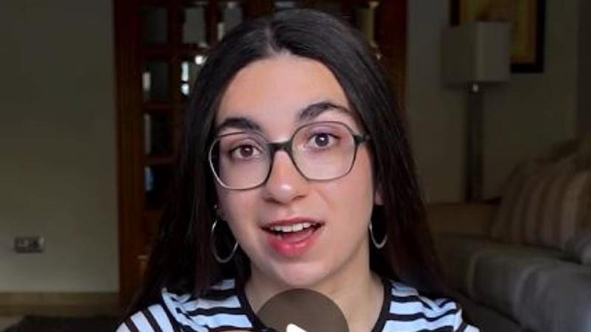 Un momento del vídeo de @melpermel