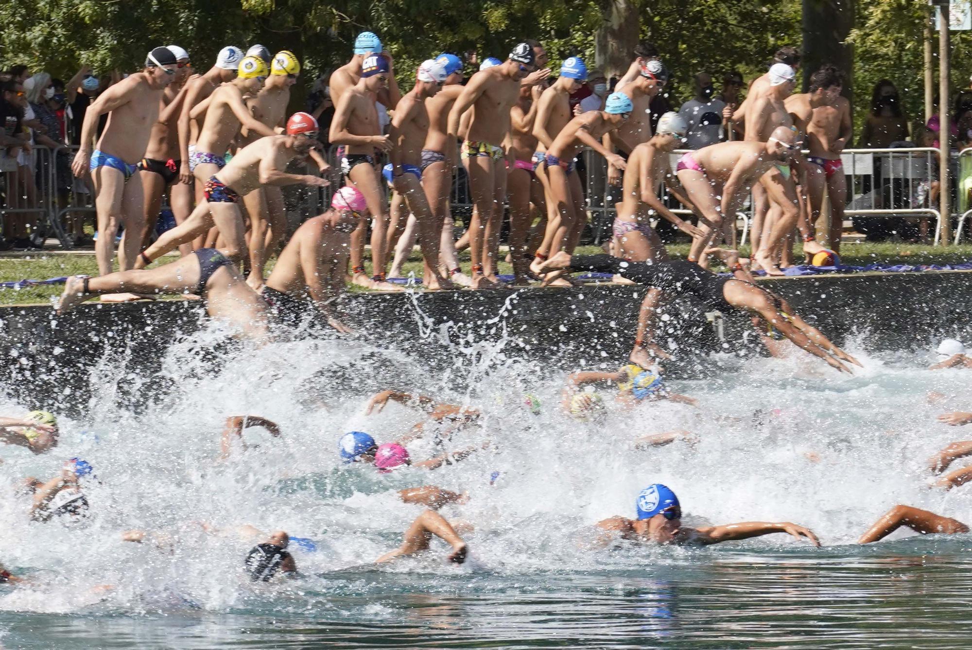 Gil i Galo es coronen a la Travessia de l'Estany de Banyoles