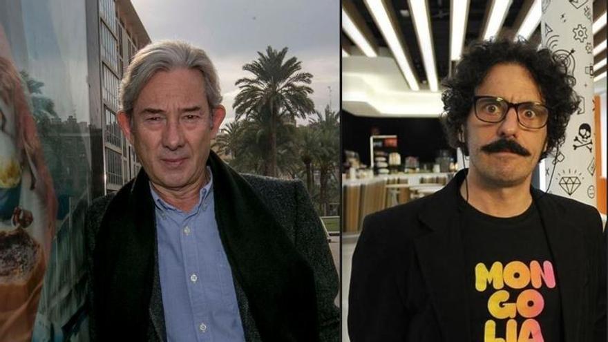 Enric González, Darío Adanti, Víctor García-León y Remedios Zafra conversan en el Instituto Gil-Albert