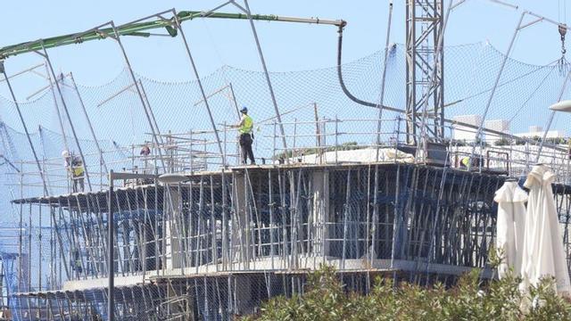 El crecimiento del sector de la construcción en las Pitiusas supera el promedio balear. | J.A. RIERA