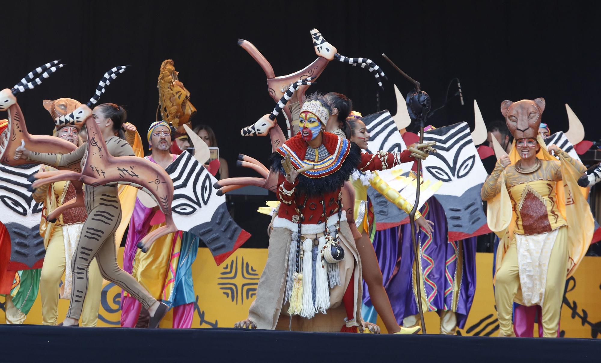 El musical "O Rei da Sabana" congrega a cientos de familias en Castrelos