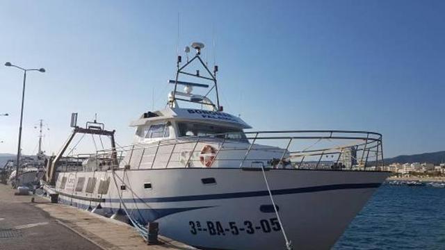 Imatge d'embarcacions de pesca palamosines.