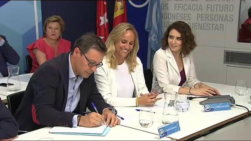 Díaz Ayuso y Martínez-Almeida, candidatos del PP a la Comunidad de Madrid y al Ayuntamiento
