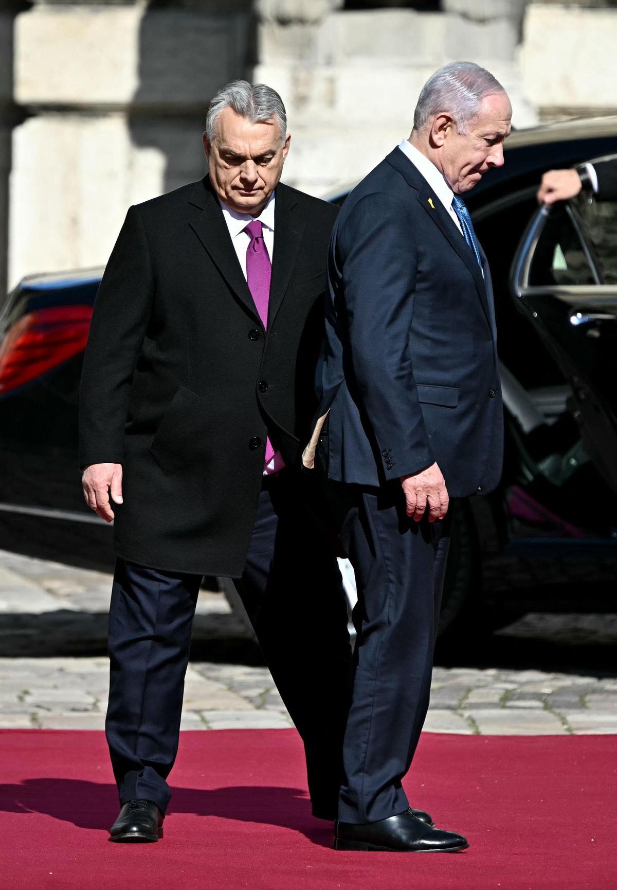 Orban recibe a Netanyahu en Budapest