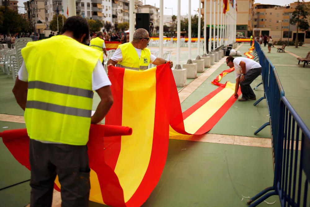 Jura de Bandera con los Regulares en Vélez Málaga