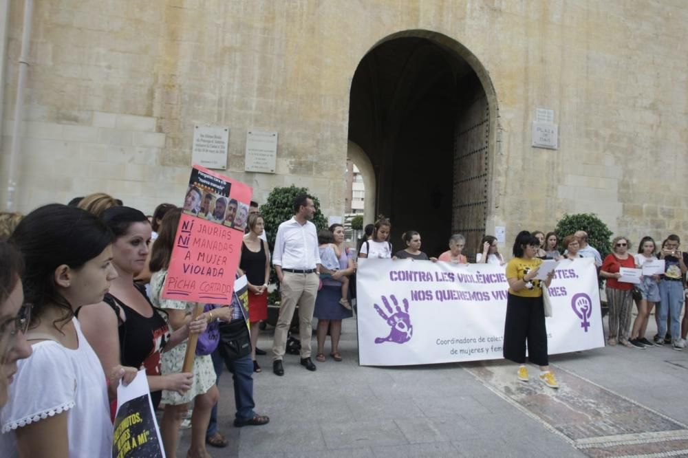 Concentración contra la violencia de género