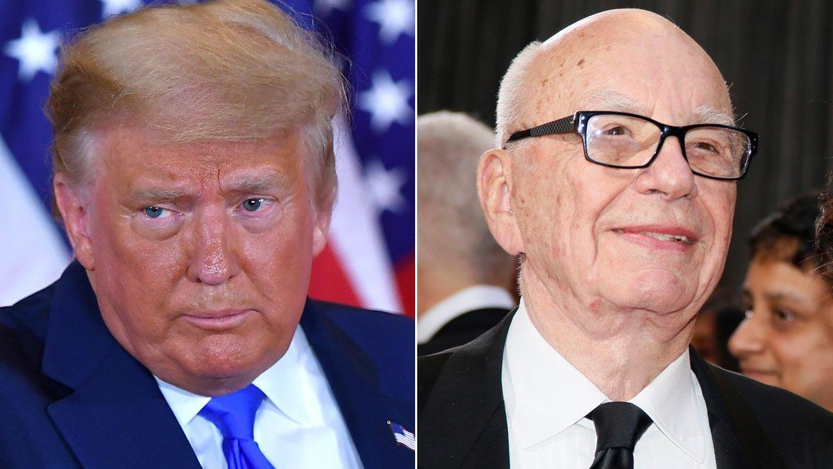 Donald Trump y Rupert Murdoch.