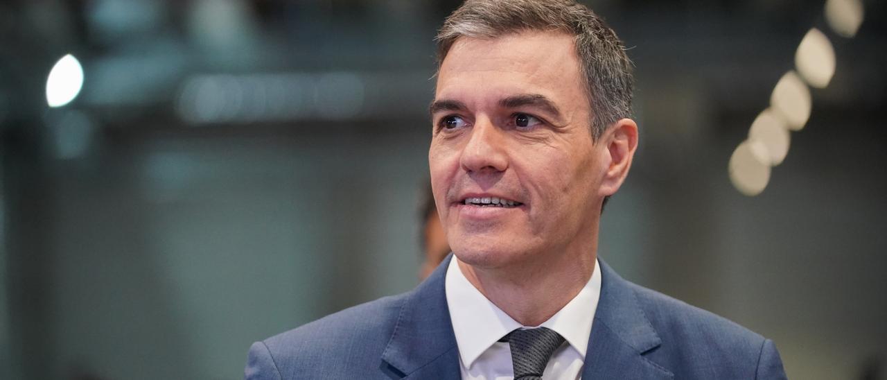 El presidente del Gobierno, Pedro Sánchez,