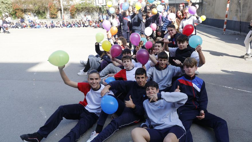 El colegio La Milagrosa de Gijón celebra el Día Mundial del Síndrome de Down: &quot;Queremos ayudarles&quot;