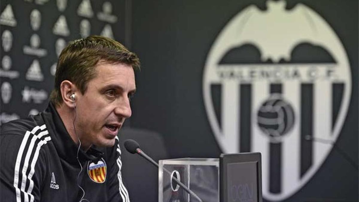 Gary Neville, entrenador del Valencia CF