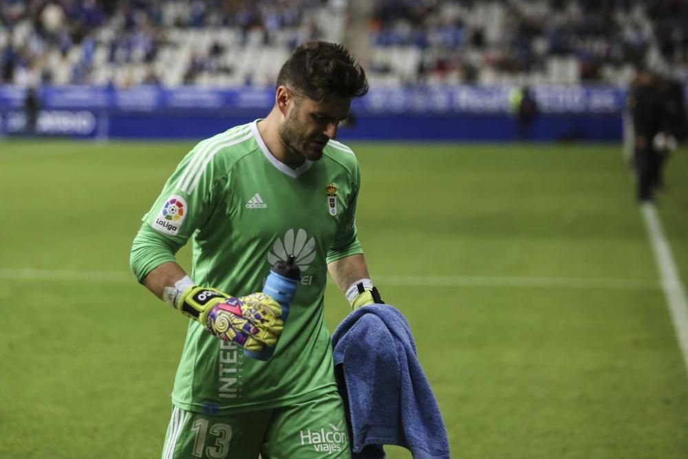 El partido entre el Real Oviedo y el Tenerife, en imágenes