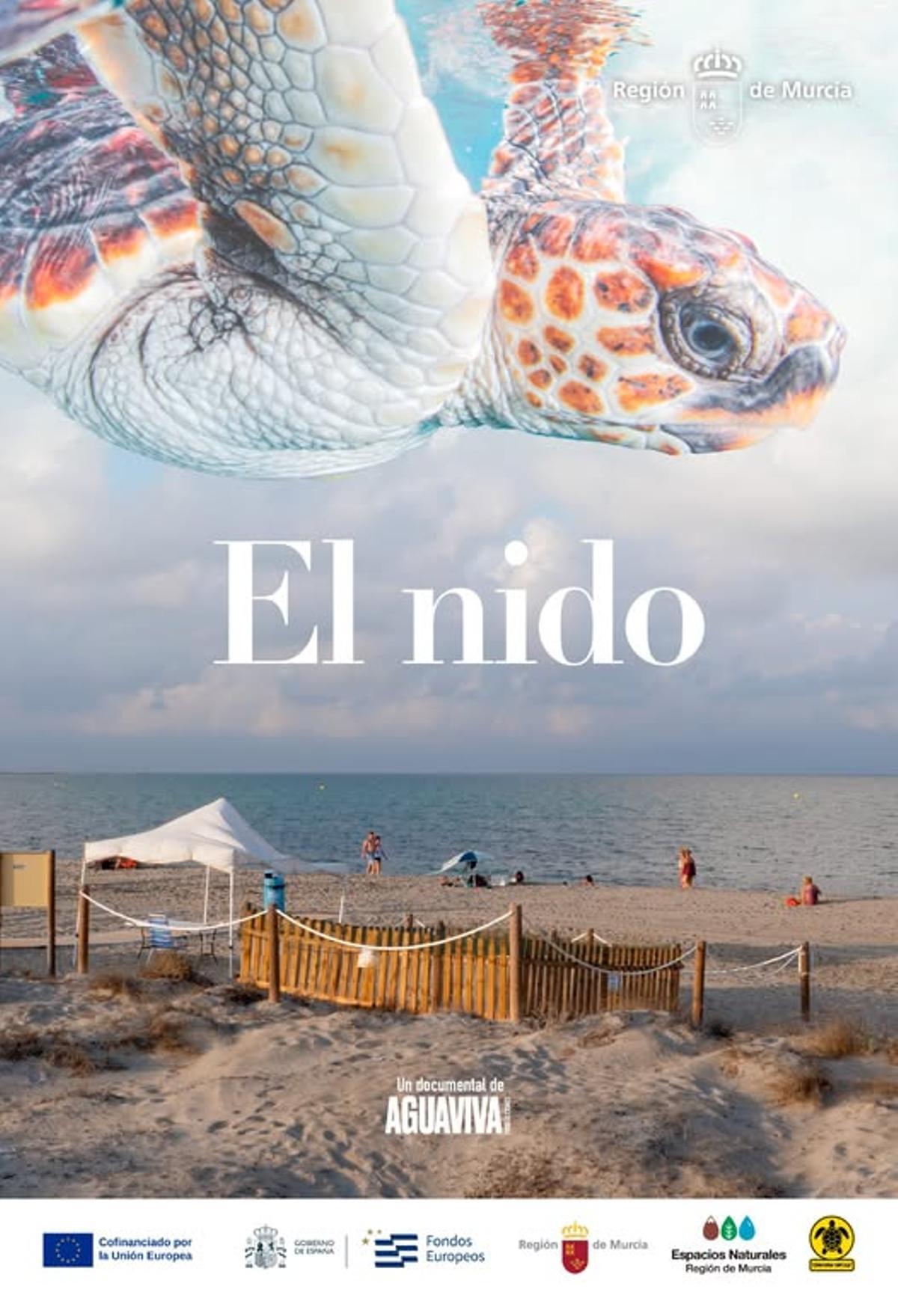 Cartel del documental 'El Nido', que forma parte de la campaña de promoción de 'Territorio Tortuga'