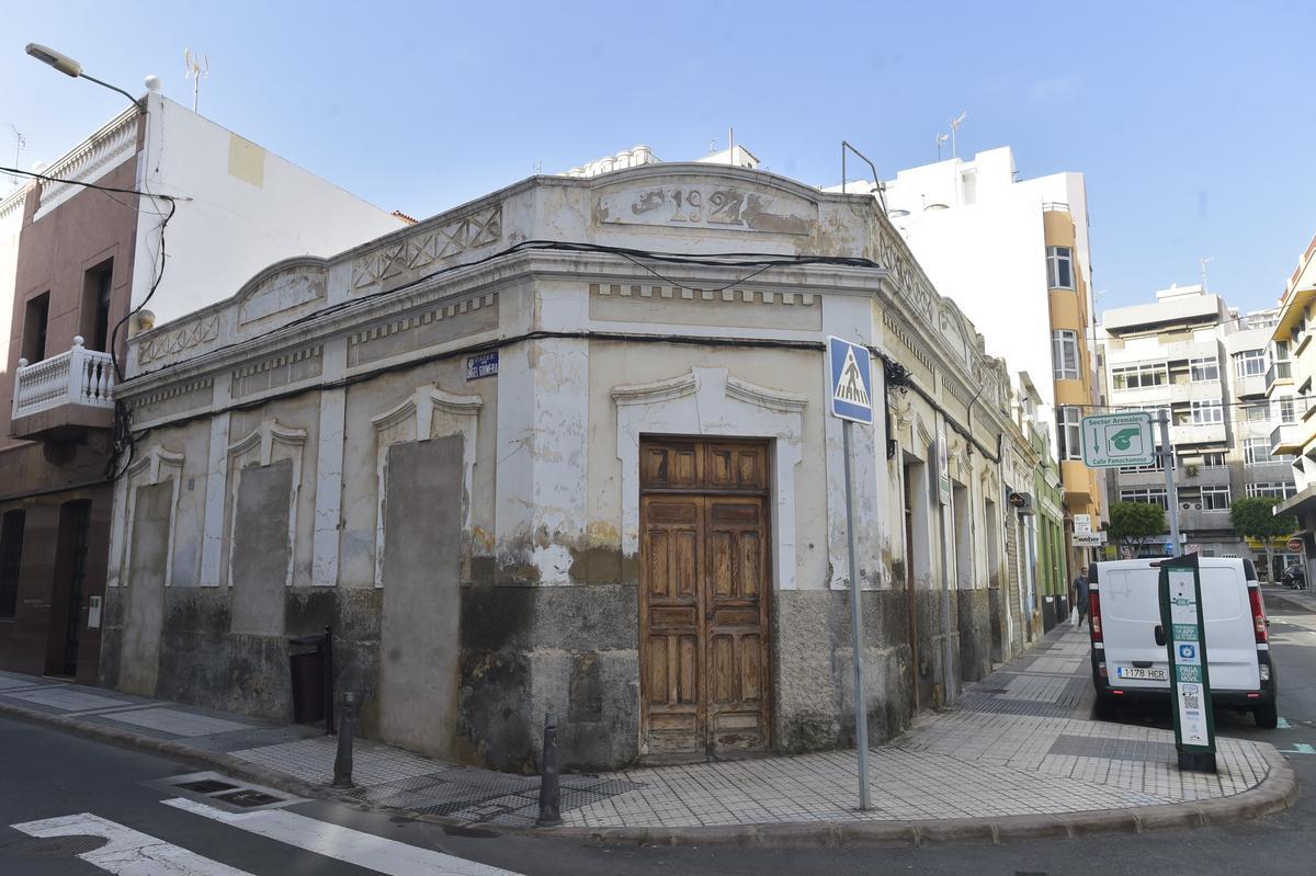 Casas abandonadas o en ruinas en la capital grancanaria
