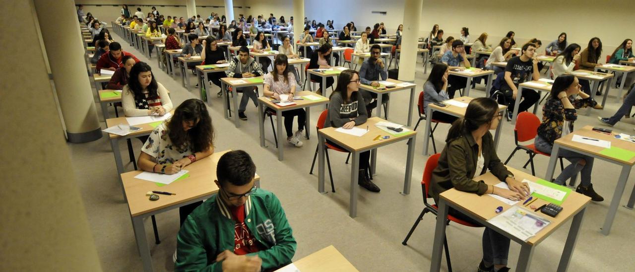 Prueba en la Escuela Politécnica de Mieres.