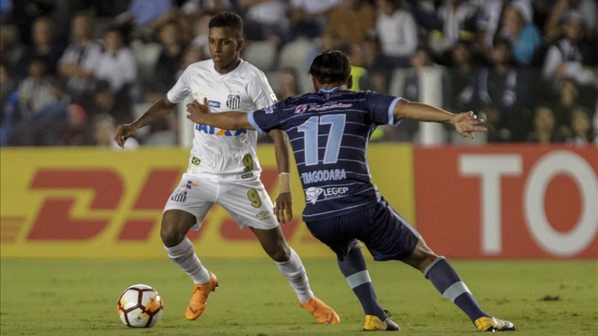 Rodrygo es la gran estrella del Santos