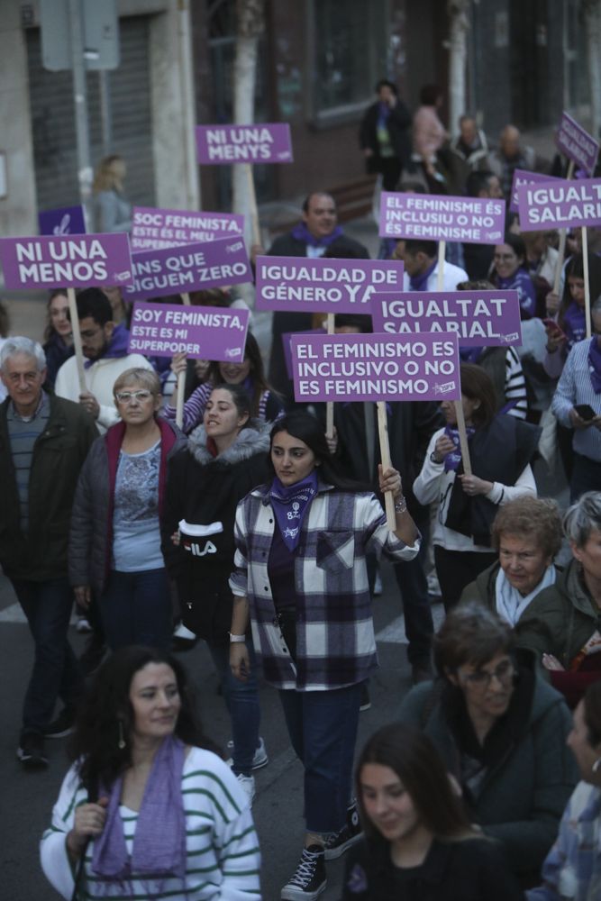 Manifestación del 8M en el Port de Sagunt