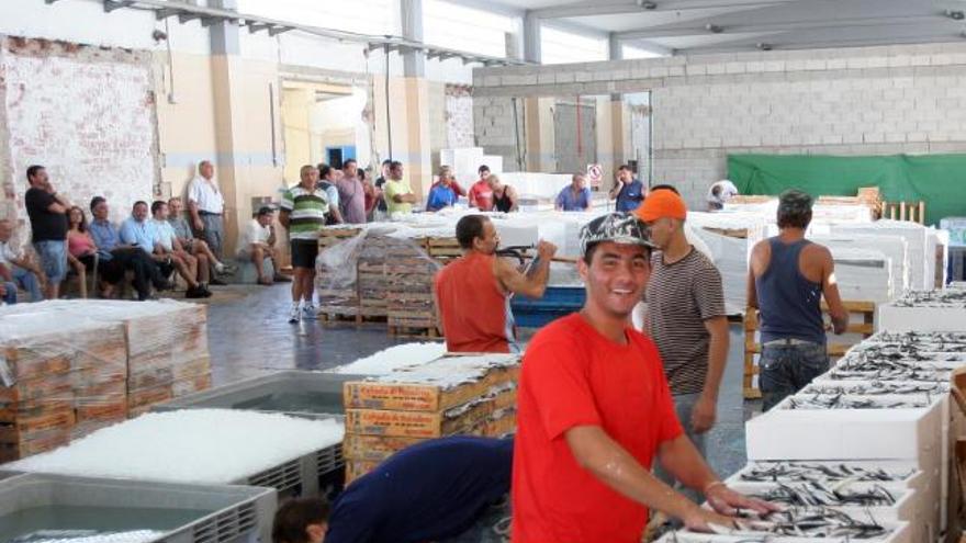 Los pescadores se quejan de las obras de la lonja