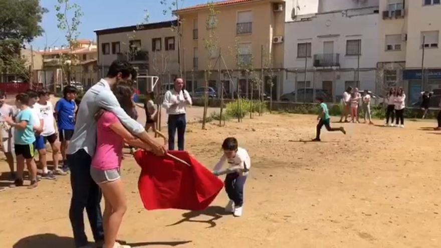 Exhibición de toreo de Jairo Miguel en Coria