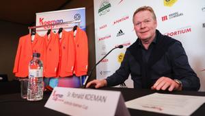 Koeman, en la presentación de la nueva edición de su torneo de golf solidario.