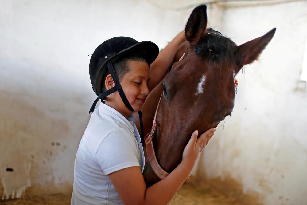 Gaza horse riders compete again as coronavirus ...