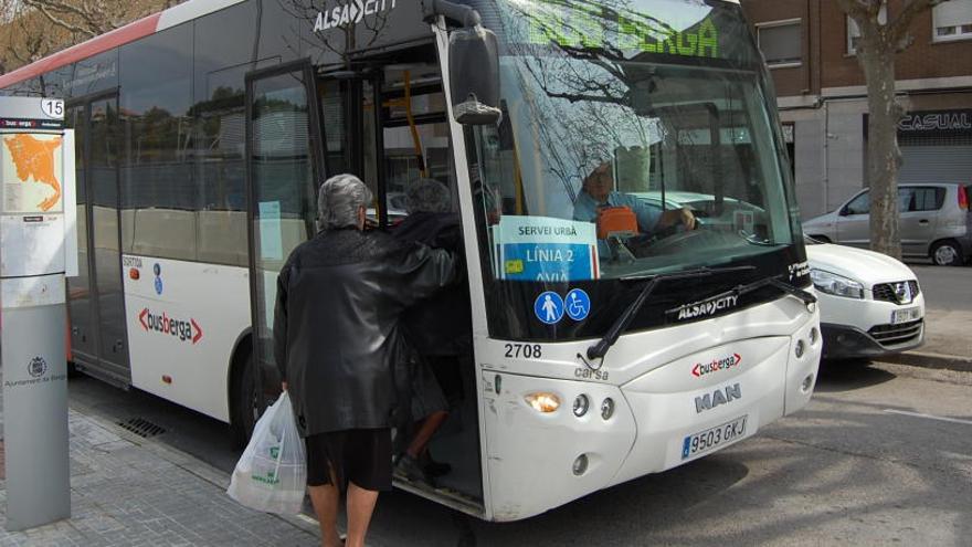 El servei de bus urbà va començar a funcionar el 2008 a Berga.