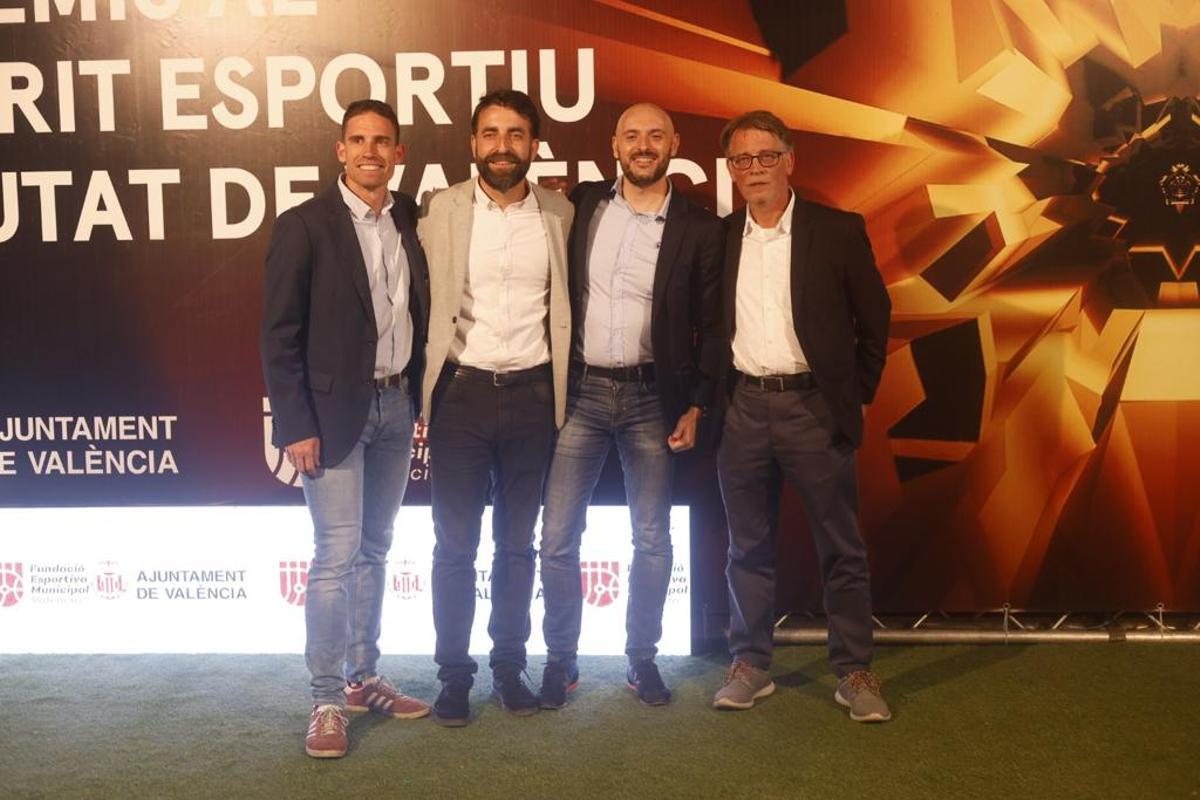 Borja Santamaría, Javier Mateo, Rafa Marín y Josep Miquel Moya