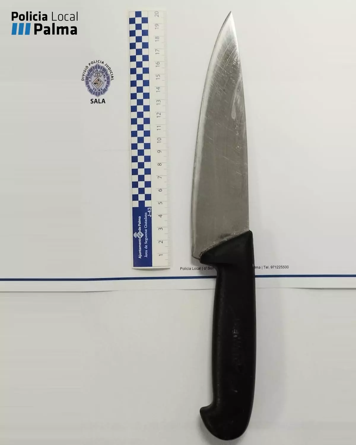 Detenida por perseguir a su compañera de piso con un cuchillo en Palma